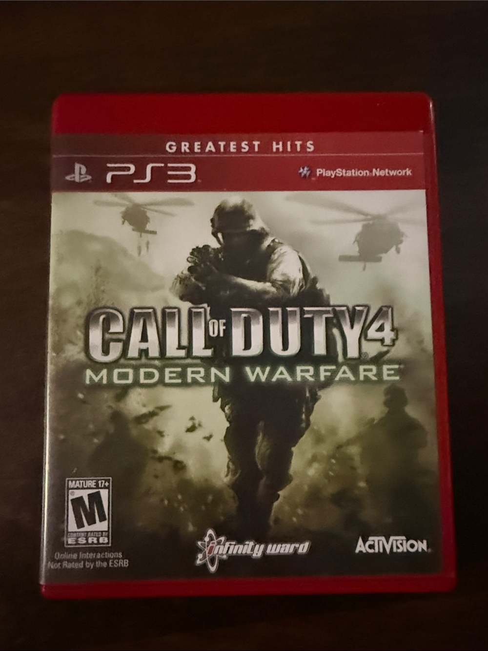 Call of Duty 4: Modern Warfare (PS3) - Red Greatest Hits Case